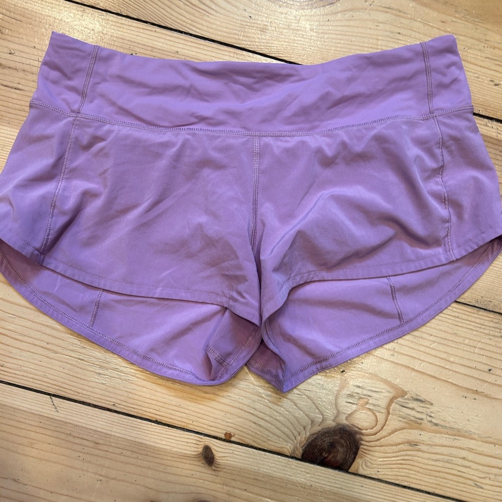 Women's Purple Lululemon 2.5 Athletic Shorts